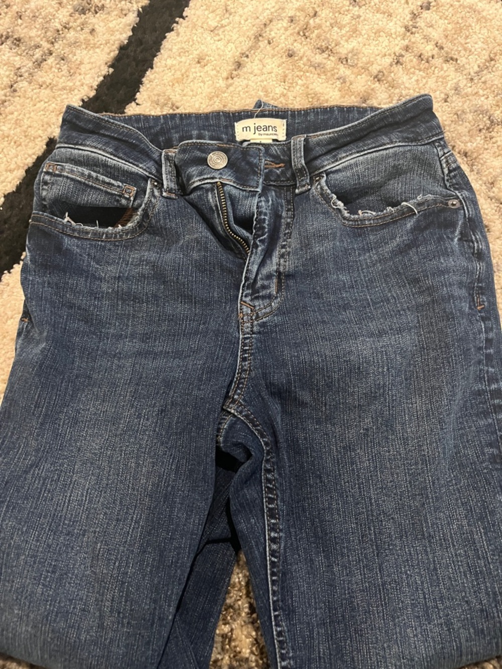 Maurices Women's Dark Blue Skinny Jeans
